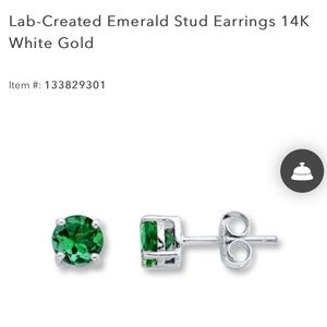 Emerald Stud Earrings